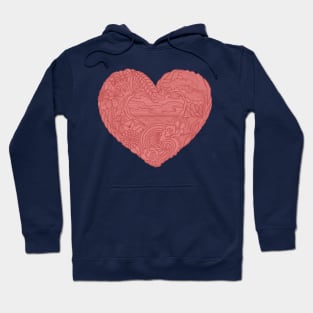 VALENTINE HEART MANDALA Hoodie